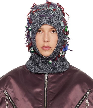 Шапка Chopova Lowena Washed Up Knitted Embellished Balaclava Многоцветен | 6715, 0