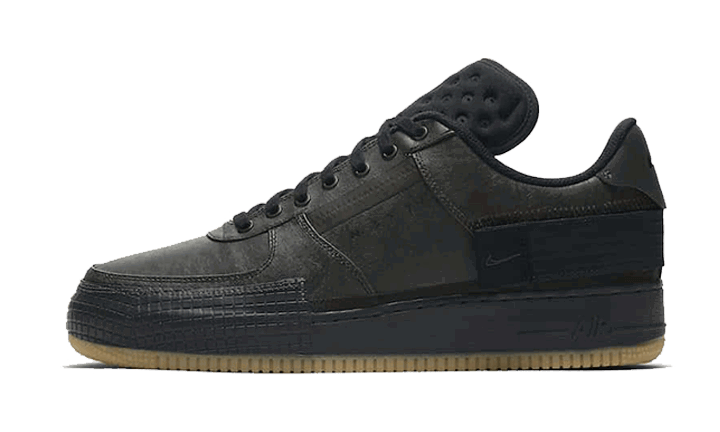 Кецове и обувки Nike Air Force 1 Low "Drop Type Gum" Черно | CJ1281-001, 0