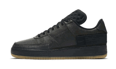 Кецове и обувки Nike Air Force 1 Low "Drop Type Gum" Черно | CJ1281-001, 0