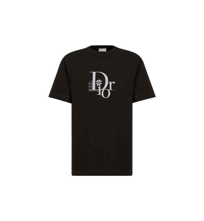 Тениска Dior Dior x ERL Relaxed Fit Jersey T-Shirt Черно | 313J647A0817_C980, 0
