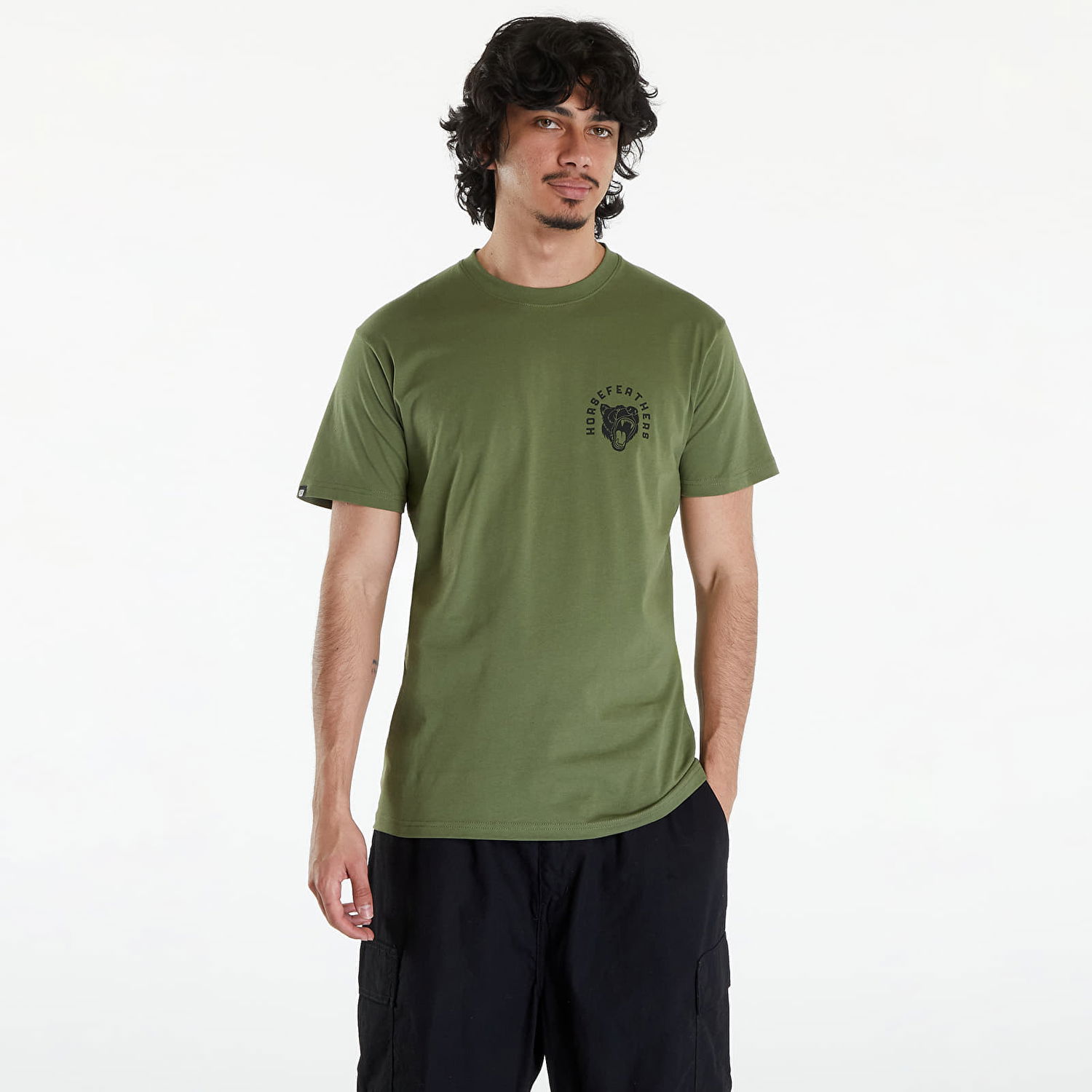 Тениска Horsefeathers Roar II T-Shirt Loden Green Зелено | SM1340C, 0