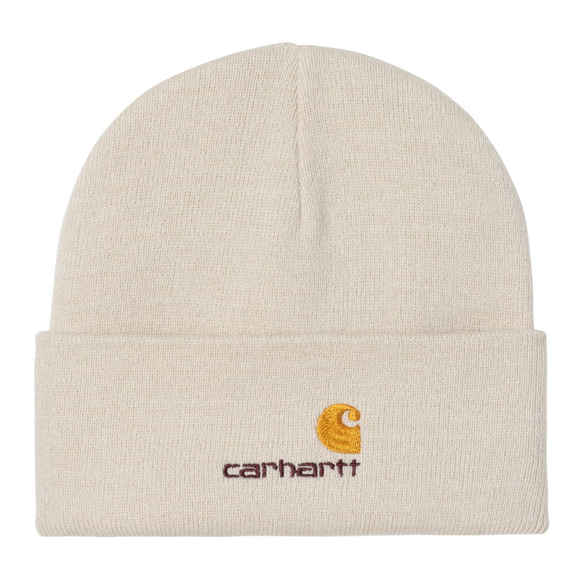 Шапка Carhartt WIP Script Beanie Бежово | I034235_7