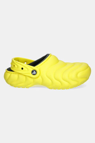 Кецове и обувки Crocs Classic Lined Overpuff Clogs Жълто | 210059-77J, 2
