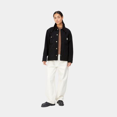 Палта Carhartt WIP OG Michigan Coat "Black rinsed" Черно | I031570_00E_02, 3