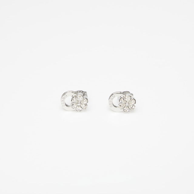 Lily Crystal Flower Stud Earrings