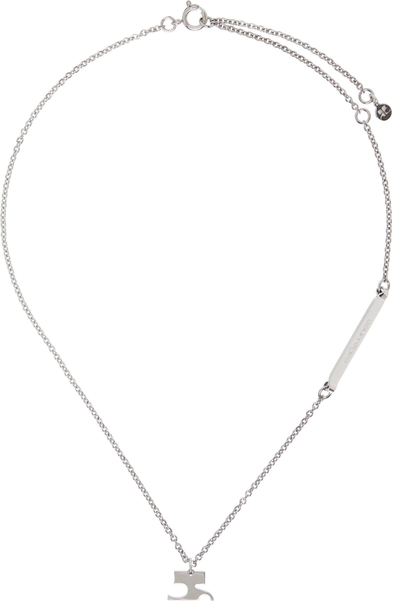 Колие Courrèges Courrèges AC Chain Necklace Металик | 125BCO034LA0001, 0
