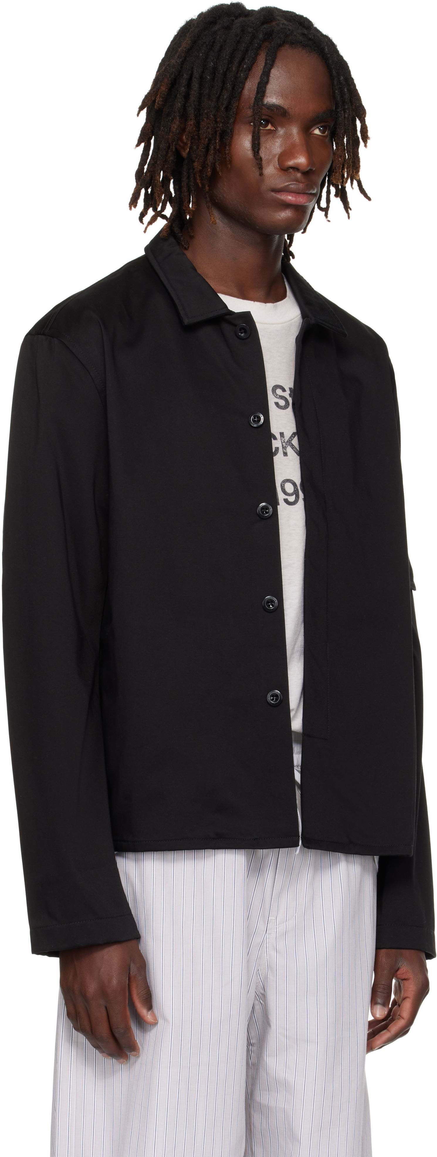 Яке Acne Studios Acne Studios Satin Jacket Черно | B90833-, 1