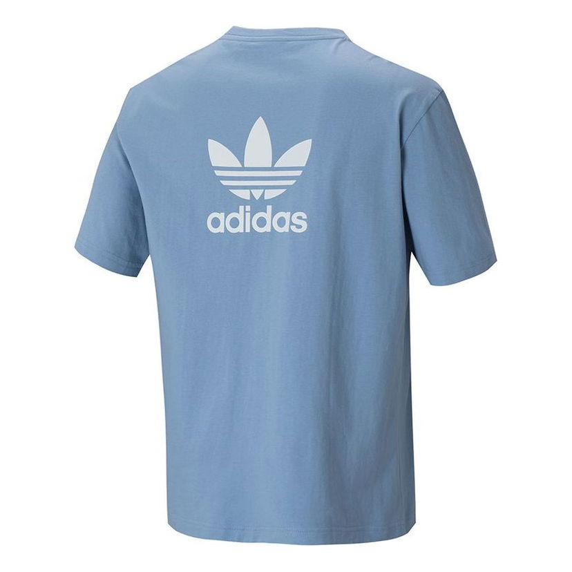 Тениска adidas Originals Trefoil Logo Round Neck Short Sleeves T-Shirt Синьо | H37747