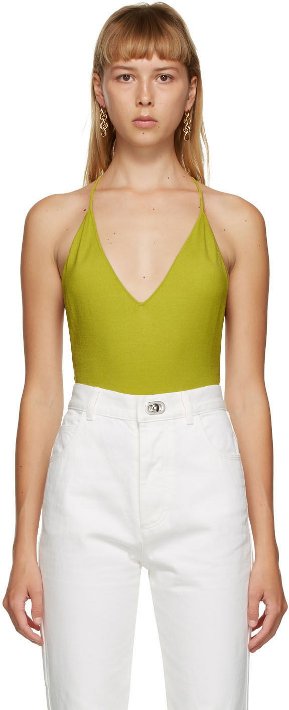 боди Bottega Veneta Green Cashmere Bodysuit Зелено | 638604 V07L0, 0