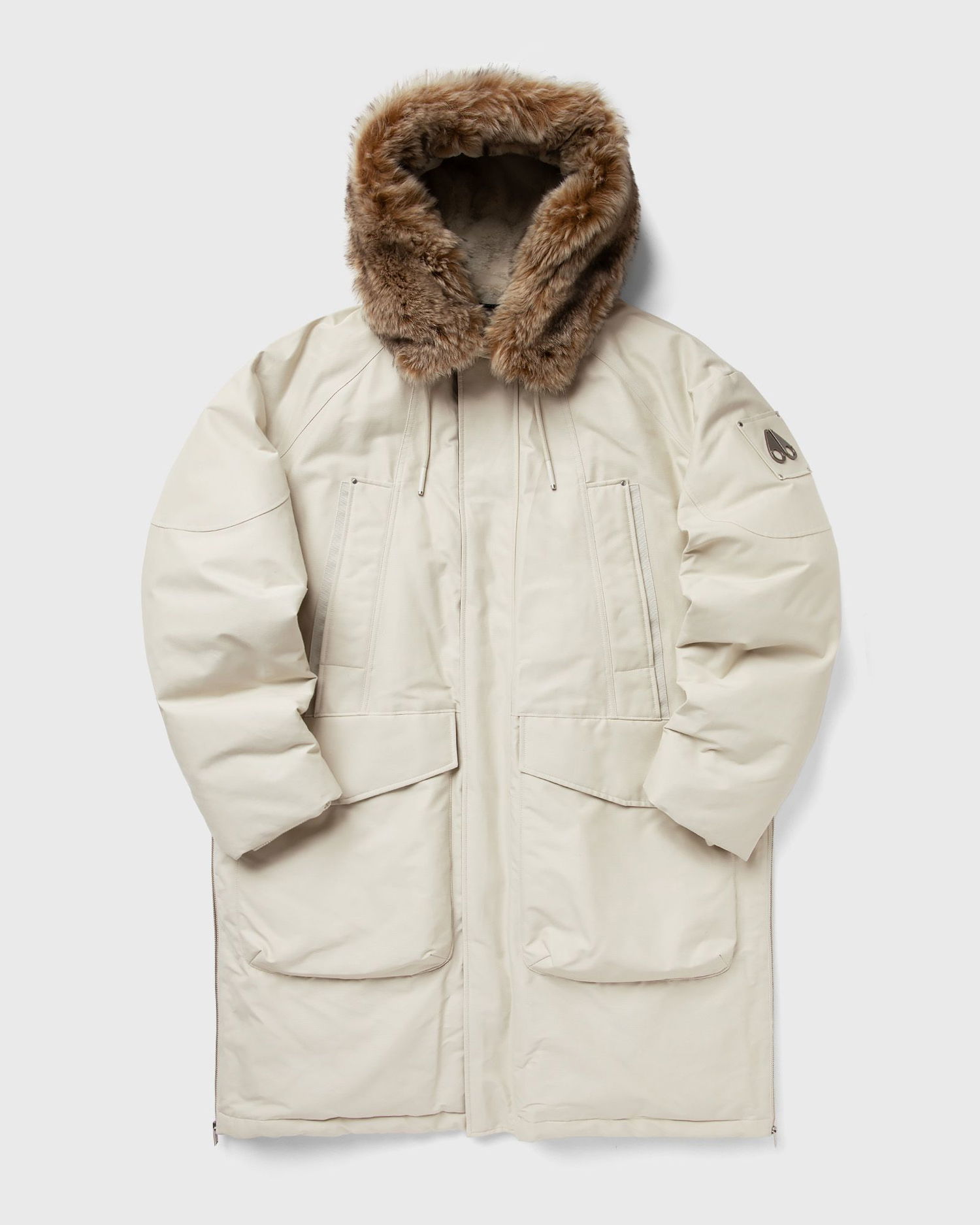 Парка Moose Knuckles DAWSON Fur-Trim Hooded Parka Бежово | M35MP202S-1723, 0
