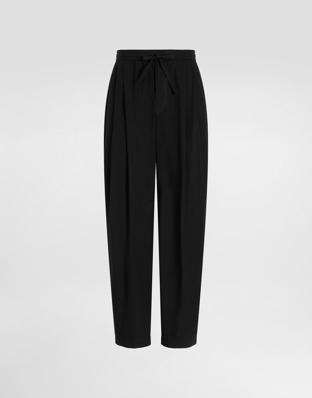 Dolce & Gabbana Poplin Drawstring Trousers