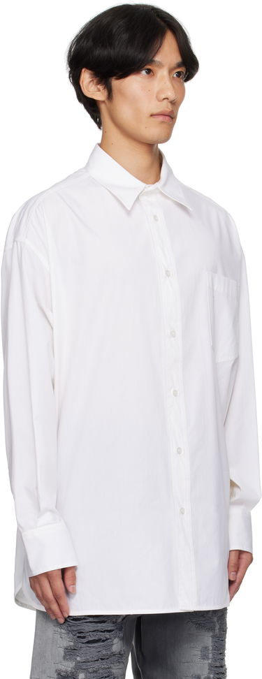Риза Maison Margiela MM6 Maison Margiela Poplin Shirt Черно | SH0DT0034 M35480, 4