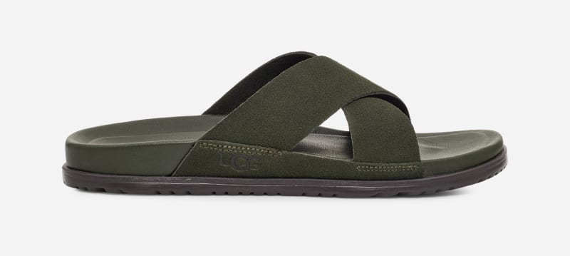 Кецове и обувки UGG Wainscott Slide Черно | 1124902-FRSN