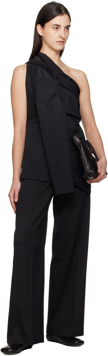 Панталони Maison Margiela MM6 Maison Margiela Twist Wool Blend Trousers Черно | S52KA0516 S47848, 3