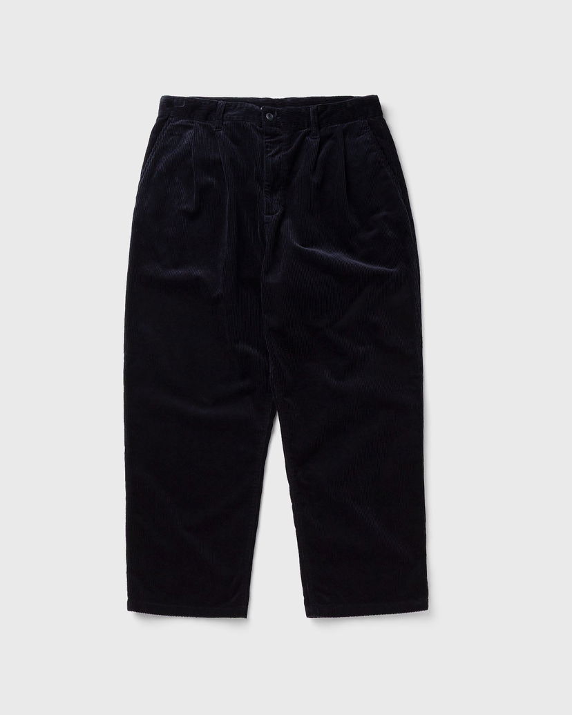 Панталони Carhartt WIP Evan Corduroy Pleated Pants Тъмно синьо | I033757-1C.02