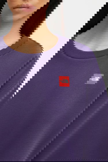 Суитчър The North Face Plain Cropped Crewneck Sweatshirt Redbox Лилаво | NF0A8EFY1JI1, 3