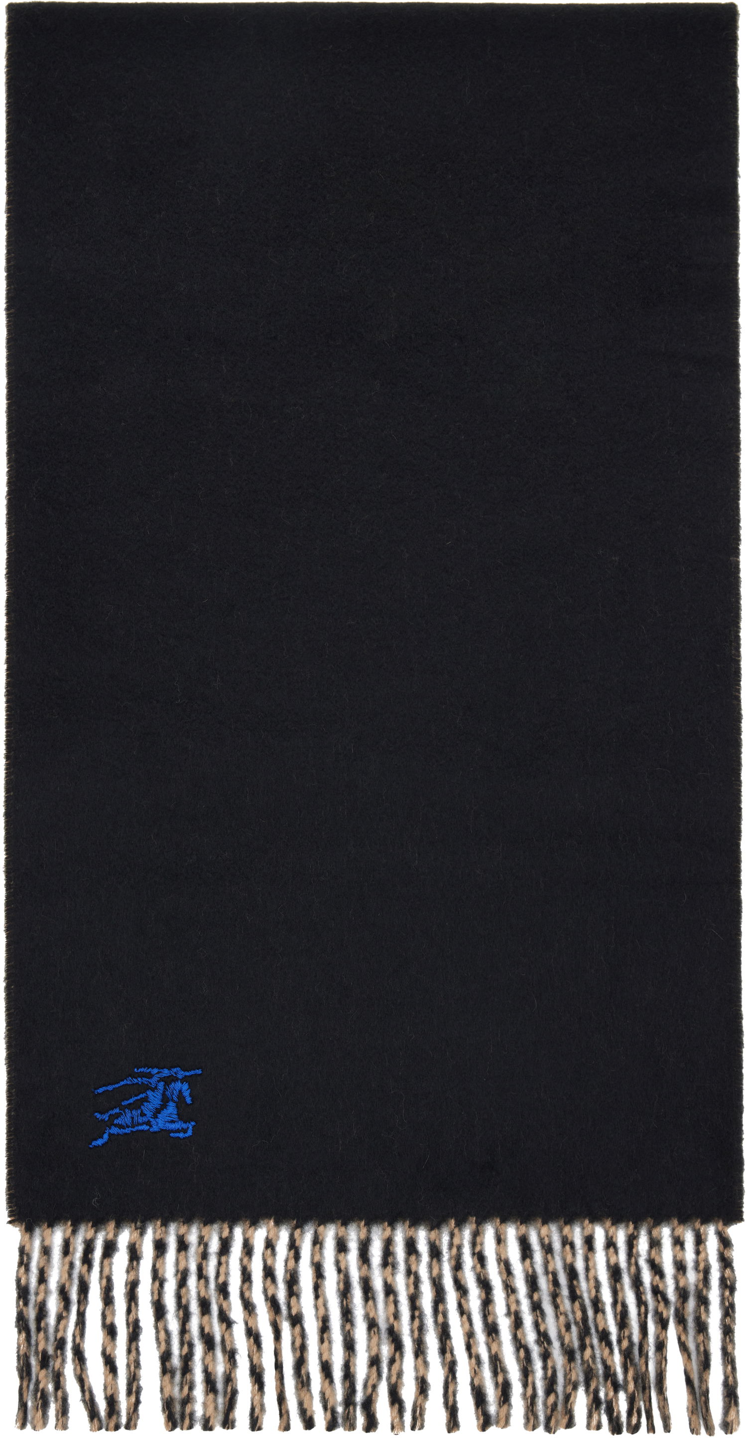 Шал Burberry Reversible Cashmere Scarf Черно | 8077827, 0