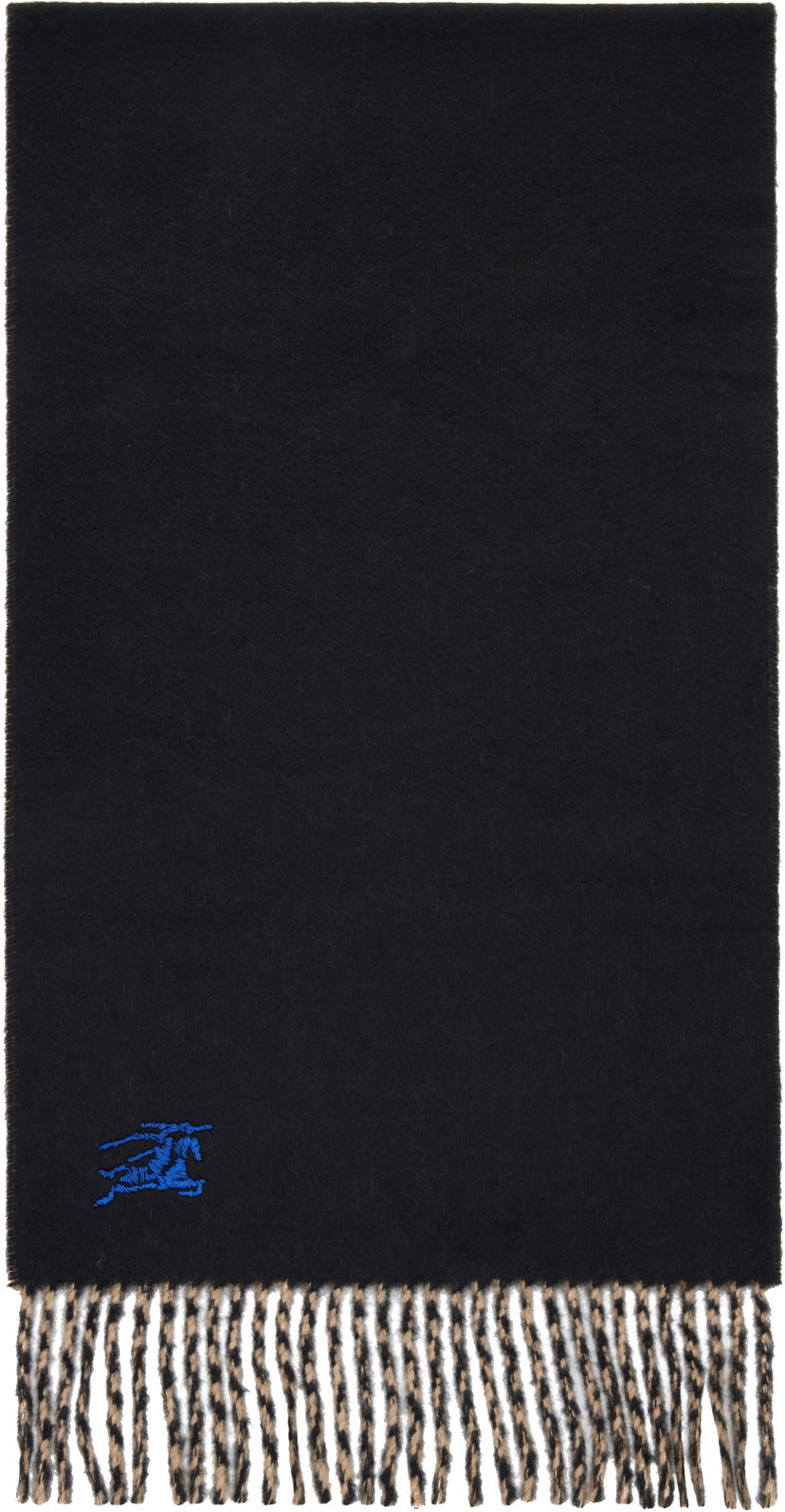 Шал Burberry Reversible Cashmere Scarf Черно | 8077827