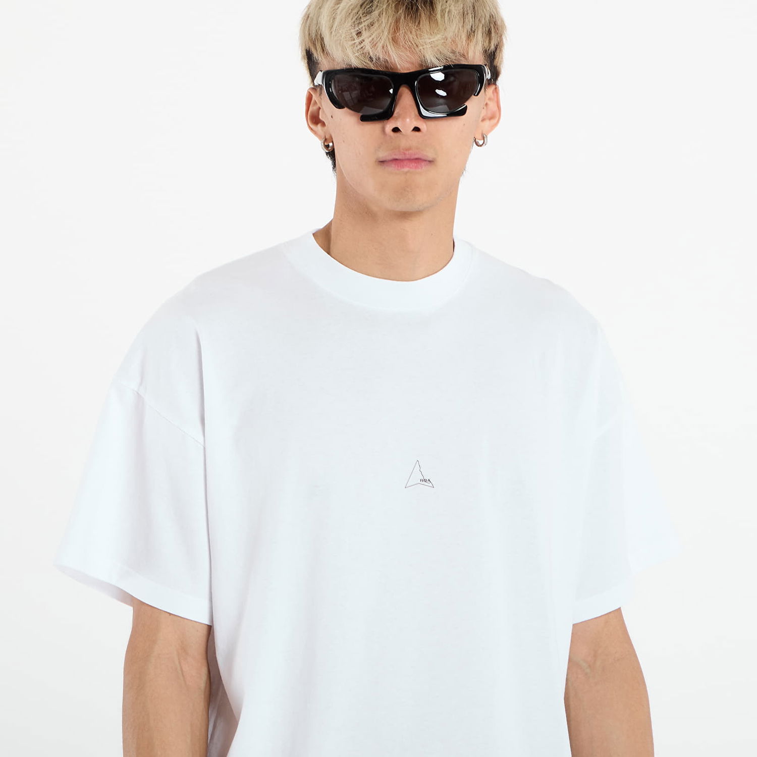 Тениска ROA ROA Logo Organic T-Shirt Бяло | RBMW0254JY22 WTH0001 New, 1