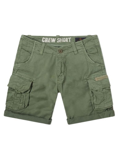 Къси панталони Alpha Industries Crew Short Vintage Green Зелено | 176203-432