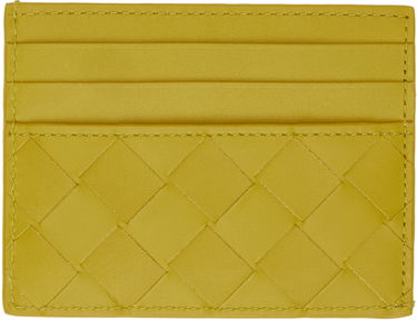 Портфейл Bottega Veneta Intrecciato Card Holder Жълто | 635057-VCPQ3, 0