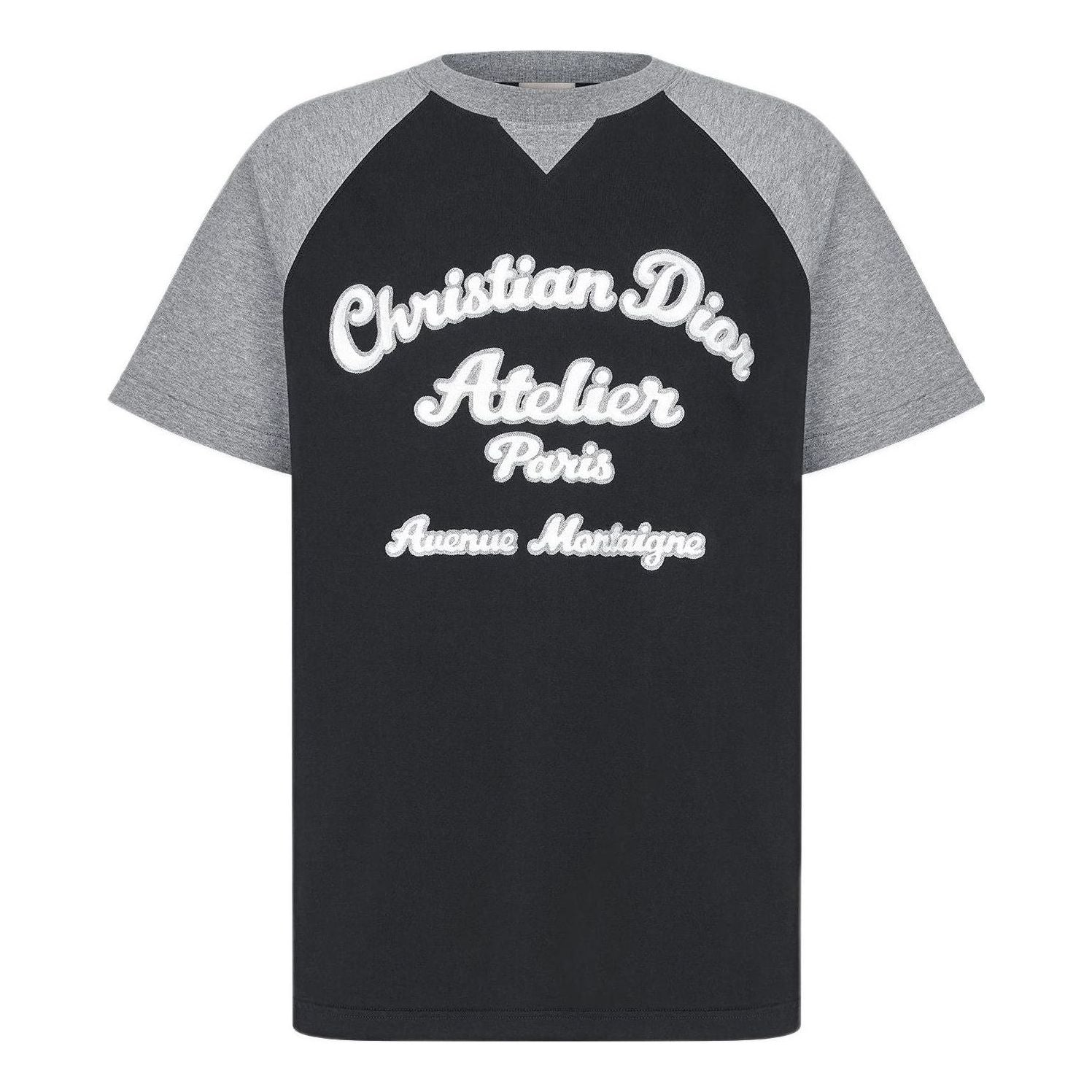 Тениска Dior Atelier Paris Loose Short Sleeve T-Shirt Черно | 213J635A0677-C988, 0