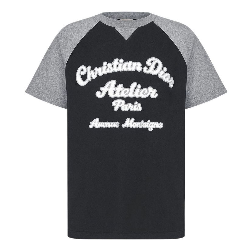 Тениска Dior Atelier Paris Loose Short Sleeve T-Shirt Черно | 213J635A0677-C988