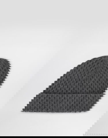 Шапка Dolce & Gabbana Dolce & Gabbana Cashmere Flat Rib Beanie Сиво | FXQ10ZJBW0SN5822, 0