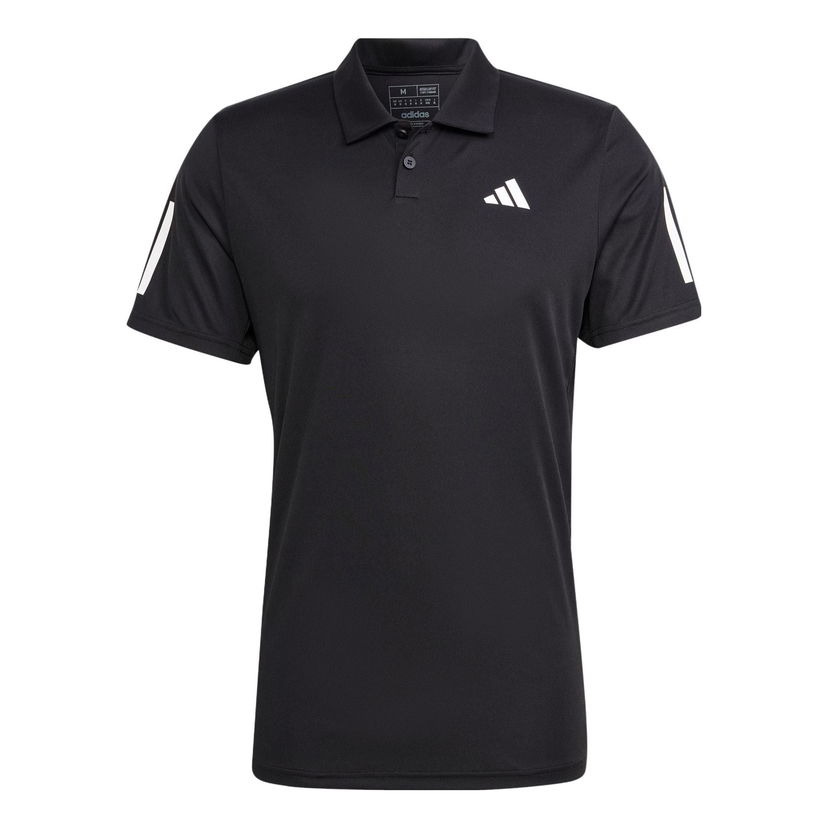 Поло тениска adidas Originals Club 3-Stripes Polo Shirt Черно | IS2294