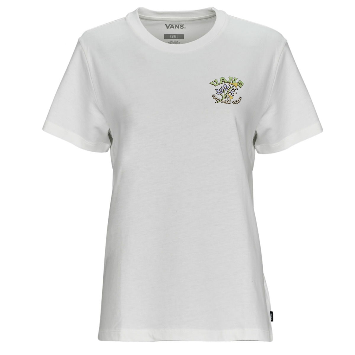 Тениска Vans Paisley Fly Boyfriend Fit T-shirt Бяло | VN000ACNFS8, 0