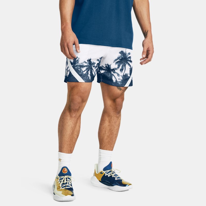 Къси панталони Under Armour Shorts Бяло | 1383376-426