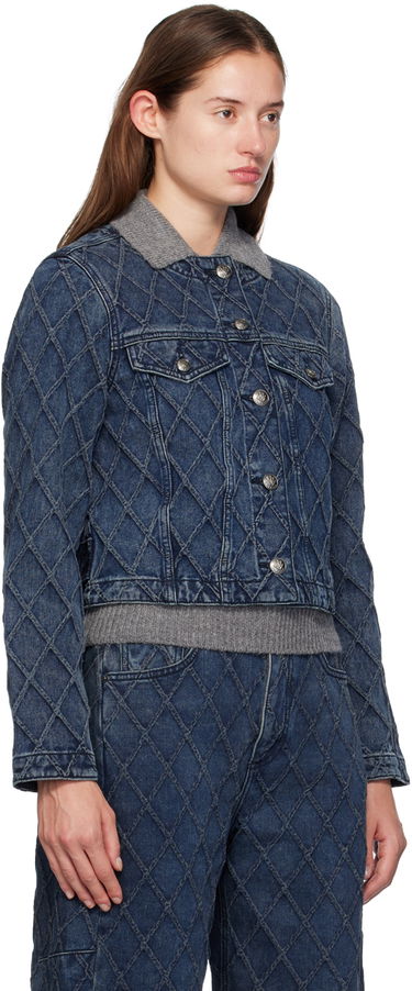 Яке rag & bone Quilted Denim Jacket Синьо | WDD24F1438Q2KA, 1