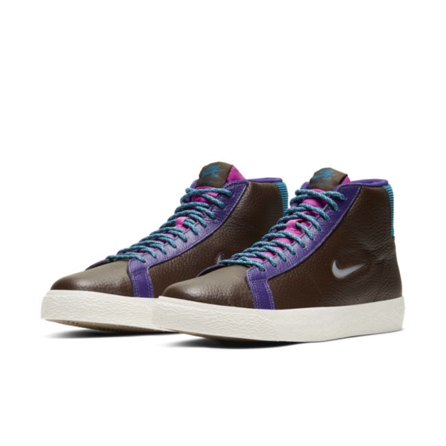 Кецове и обувки Nike SB Zoom Blazer Mid Premium Кафяво | CU5283-201, 1