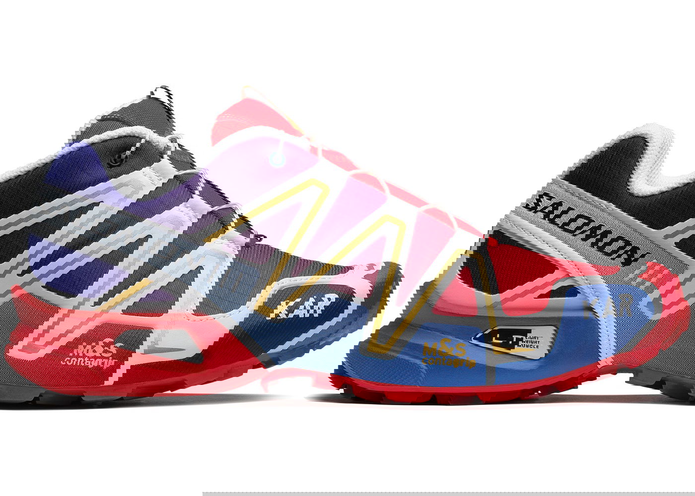 Кецове и обувки Salomon Speedcross 3 Kar L'Art de L'Automobile Porsche 911 GT1-98 Червено | L47674500, 0