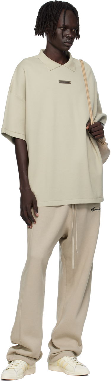 Поло тениска Fear of God ESSENTIALS 90s Fit Piqué Short Sleeve Polo Бежово | 125SP254406F, 3