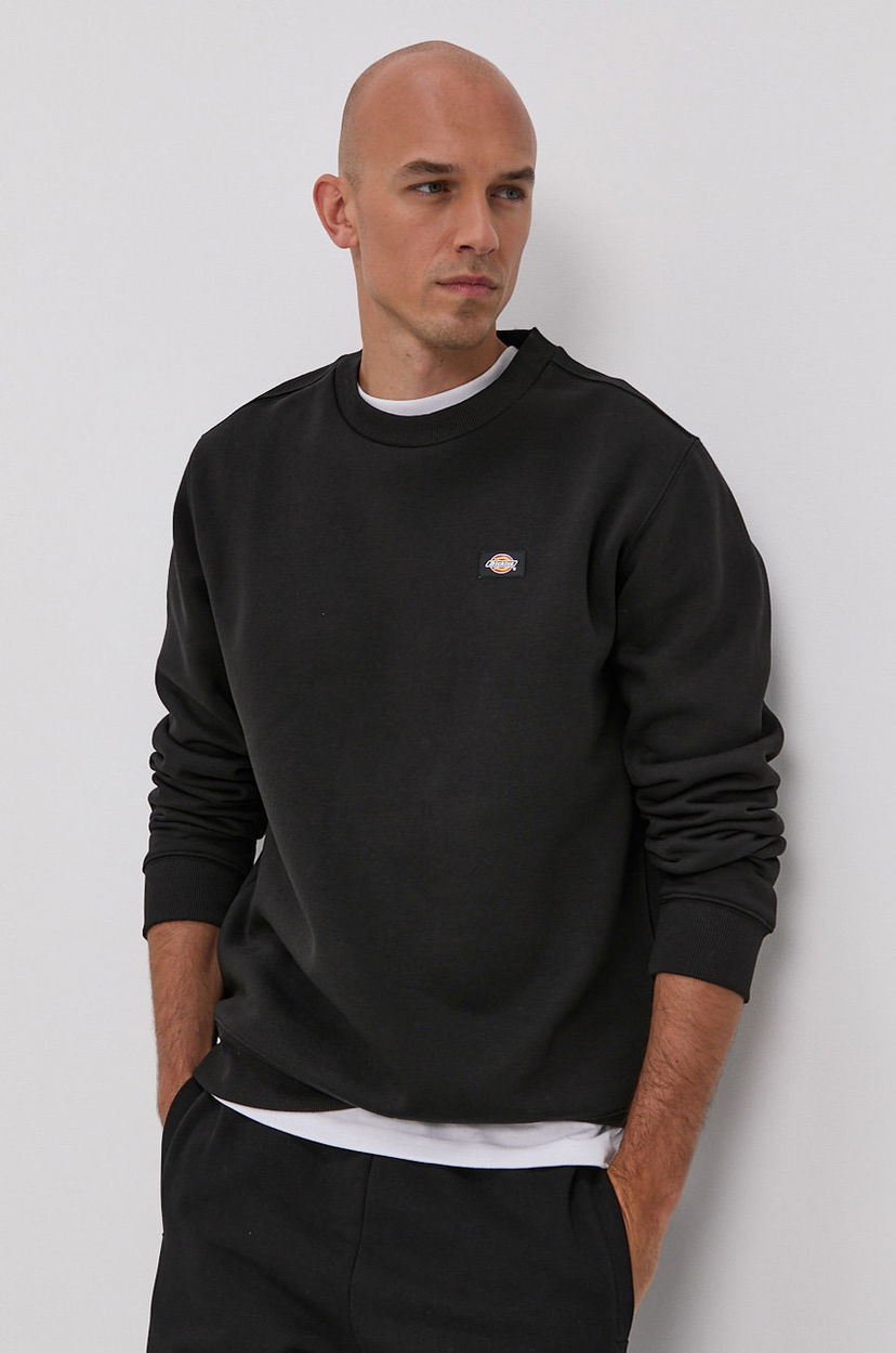 Суитчър Dickies Plain Crew Neck Sweatshirt Черно | DK0A4XCEBLK