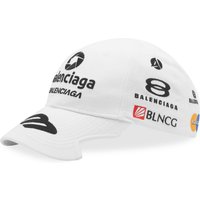 Шапка с козирка Balenciaga Logo Cap White Бяло | 766858-410B2-9000, 2