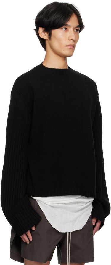 Пуловер Rick Owens Rick Owens Gray Concordians Round Neck Sweater Сиво | RU02E1665 KLWS, 4