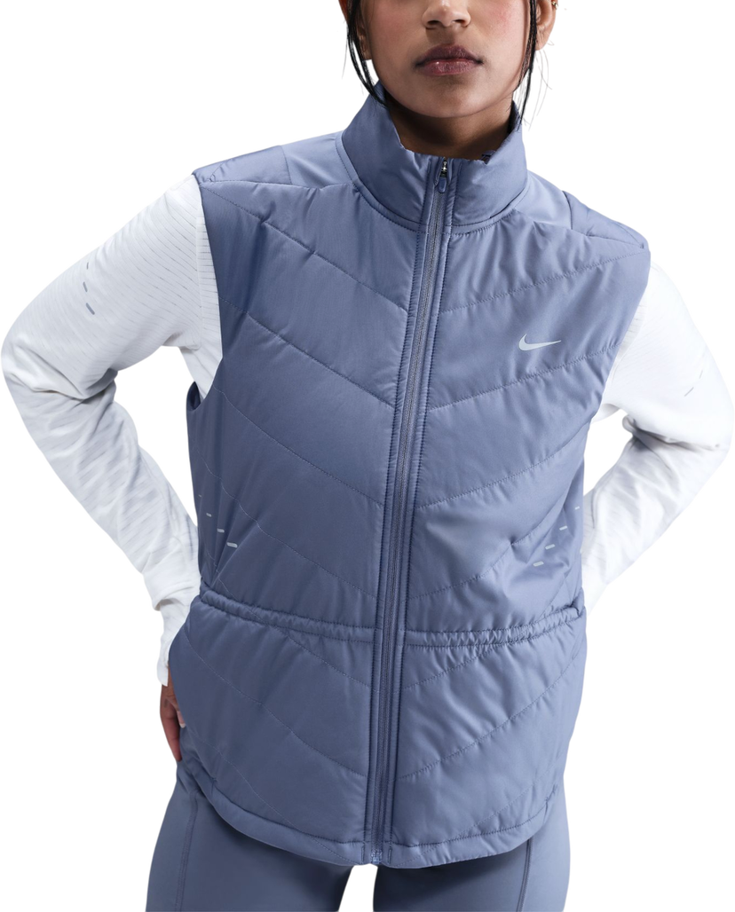 Жилетка Nike Swift Quilted Full-Zip Running Vest Синьо | hv2655-499