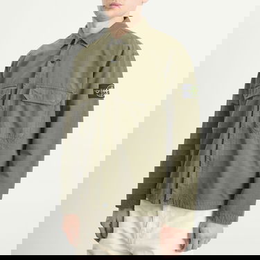 Яке Stone Island Ripstop Zip Shirt Jacket Зелено | K2S151200009-V0054, 5