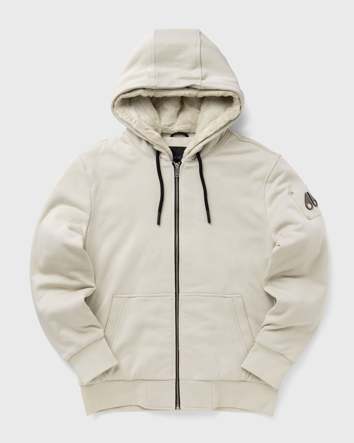 Суитчър Moose Knuckles CLASSIC BUNNY Full-Zip Faux Fur Lined Hoodie Бежово | M32MS600-1718, 0