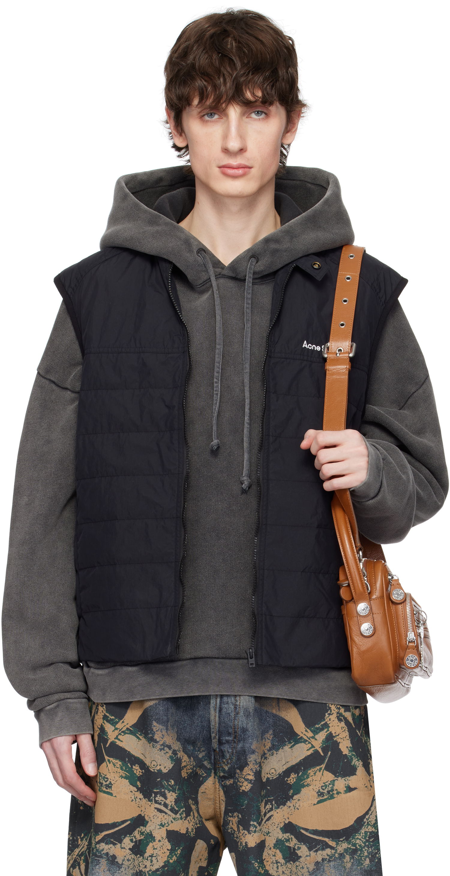 Жилетка Acne Studios Acne Studios Quilted Down Vest Черно | B90804-, 0