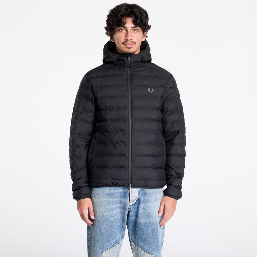 Яке Fred Perry Hooded Insulated Jacket Black XL Черно | J8553 102