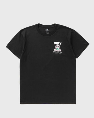 Тениска OBEY Love & Unity Now T-Shirt Черно | 165264103-BLK, 1