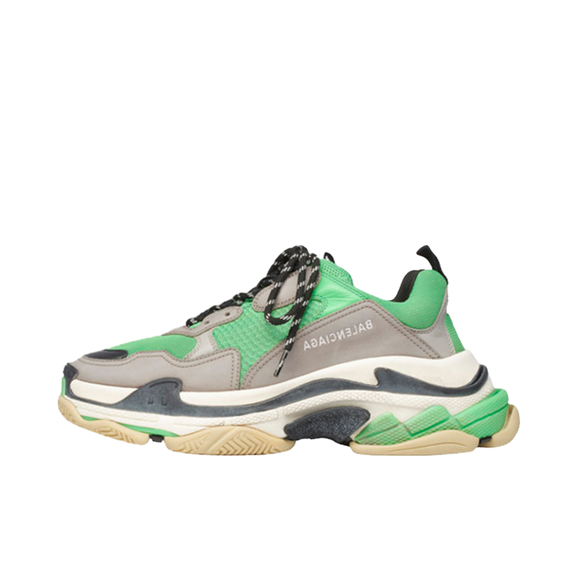 Кецове и обувки Balenciaga Triple S Green Grey Сиво | 536737W09OH3067