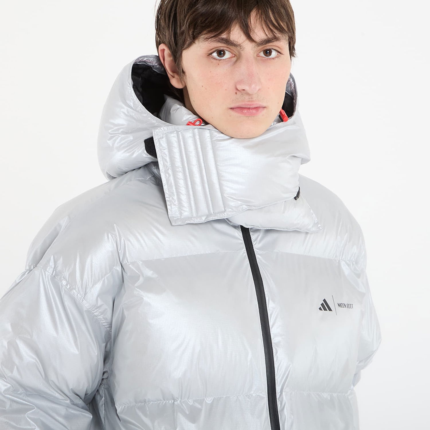 Пухо яке adidas Performance Shiny Padded Jacket Moon Boot Металик | KA3517, 1