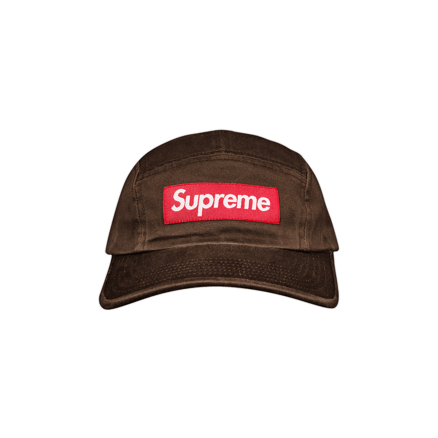Шапка с козирка Supreme Washed Chino Twill Camp Cap Кафяво | FW21H90 BROWN, 0