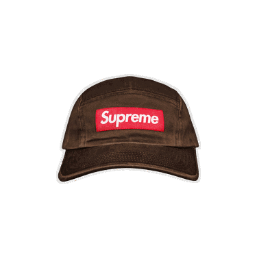 Шапка с козирка Supreme Washed Chino Twill Camp Cap Кафяво | FW21H90 BROWN, 0
