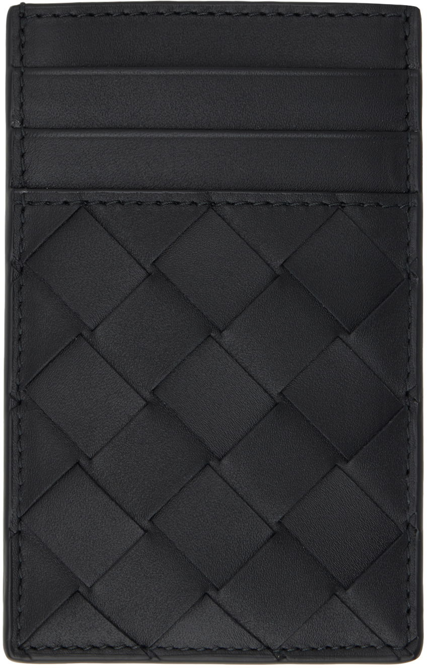 Портфейл Bottega Veneta Intrecciato Card Holder Черно | 755764 VCPQ3, 0