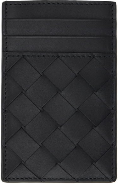 Портфейл Bottega Veneta Intrecciato Card Holder Черно | 755764 VCPQ3, 0